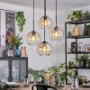 Koyoto Lampa wisząca, Kula świetlna, Lampa wiszącego klastra W kolorze bursztynu, Przezroczysty, 4-punktowe