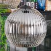 Koyoto lampa wisząca, kula świetlna, lampa wisząca kaskadowa bursztynowy, przezroczysty, przydymiony, 4-punktowe
