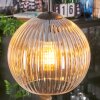 Koyoto lampa wisząca, kula świetlna, lampa wisząca kaskadowa bursztynowy, przezroczysty, przydymiony, 4-punktowe
