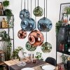 Ripoll Lampa wisząca, Kula świetlna, Lampa wisząca Ecru, Czarny, 8-punktowe
