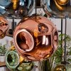 Ripoll Lampa wisząca, Kula świetlna, Lampa wisząca Ecru, Czarny, 8-punktowe