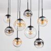 Gastor lampa wisząca, kula świetlna, lampa wisząca bursztynowy, przezroczysty, przydymiony, 8-punktowe