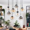 Gastor Lampa wisząca, Kula świetlna, Lampa wisząca W kolorze bursztynu, Przezroczysty, Przydymiony, 8-punktowe