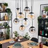 Gastor Lampa wisząca, Kula świetlna, Lampa wisząca W kolorze bursztynu, Przezroczysty, Przydymiony, 8-punktowe