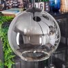 Koyoto lampa wisząca, kula świetlna, lampa wisząca kaskadowa przezroczysty, przydymiony, 4-punktowe
