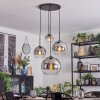 Koyoto lampa wisząca, kula świetlna, lampa wisząca kaskadowa przezroczysty, przydymiony, 4-punktowe