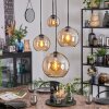 Koyoto Kula świetlna, Lampa wiszącego klastra W kolorze bursztynu, 4-punktowe