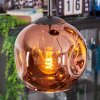 Ripoll lampa wisząca, kula świetlna, lampa wisząca kaskadowa miedziany, 4-punktowe