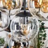 Gastor lampa wisząca, kula świetlna, lampa wisząca bursztynowy, przezroczysty, przydymiony, 8-punktowe