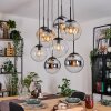 Gastor Lampa wisząca, Kula świetlna, Lampa wisząca W kolorze bursztynu, Chrom, Przezroczysty, Przydymiony, 8-punktowe