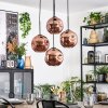 Ripoll lampa wisząca, kula świetlna, lampa wisząca kaskadowa miedziany, 4-punktowe