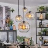 Koyoto lampa wisząca, kula świetlna, lampa wisząca kaskadowa bursztynowy, przezroczysty, 4-punktowe