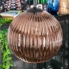 Koyoto Lampa wisząca, Kula świetlna, Lampa wiszącego klastra W kolorze miedzi, 4-punktowe
