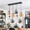 Gastor Lampa wisząca, Kula świetlna, Lampa wisząca W kolorze bursztynu, Chrom, Przezroczysty, Przydymiony, 8-punktowe