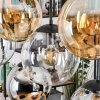 Gastor Lampa wisząca, Kula świetlna, Lampa wisząca W kolorze bursztynu, Chrom, Przezroczysty, Przydymiony, 8-punktowe