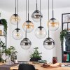 Gastor lampa wisząca, kula świetlna, lampa wisząca bursztynowy, przezroczysty, przydymiony, 8-punktowe