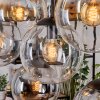 Gastor lampa wisząca, kula świetlna, lampa wisząca bursztynowy, przezroczysty, przydymiony, 8-punktowe