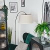 Bassagoda Lampa stojąca Nikiel matowy, Czarny, 1-punktowy