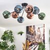 Ripoll Lampa sufitowa, Kula świetlna Niebeieski, Zielony, W kolorze miedzi, 8-punktowe