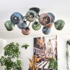 Koyoto lampa sufitowa, kula świetlna 89 cm niebeieski, zielony, miedziany, 12-punktowe