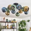 Koyoto Lampa sufitowa, Kula świetlna 89 cm Niebeieski, Złoty, Zielony, 12-punktowe