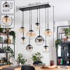 Gastor lampa wisząca, kula świetlna, lampa wisząca bursztynowy, przezroczysty, przydymiony, 8-punktowe