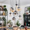 Gastor Lampa wisząca, Kula świetlna, Lampa wisząca W kolorze bursztynu, Przezroczysty, Przydymiony, 8-punktowe
