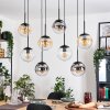 Gastor Lampa wisząca, Kula świetlna, Lampa wisząca W kolorze bursztynu, Przezroczysty, Przydymiony, 8-punktowe