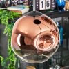 Ripoll lampa wisząca, kula świetlna, lampa wisząca kaskadowa przezroczysty, miedziany, 4-punktowe