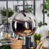 Koyoto lampa wisząca, kula świetlna, lampa wisząca bursztynowy, chrom, przezroczysty, przydymiony, 6-punktowe