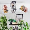 Koyoto Lampa sufitowa, Kula świetlna 72 cm Złoty, Przezroczysty, W kolorze miedzi, Przydymiony, 6-punktowe