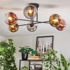 Koyoto Lampa sufitowa, Kula świetlna 72 cm Złoty, Przezroczysty, W kolorze miedzi, Przydymiony, 6-punktowe