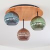 Koyoto Lampa sufitowa, Kula świetlna 40 cm Ecru, Czarny, 3-punktowe