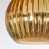 Koyoto Lampa sufitowa, Kula świetlna 40 cm Ecru, Czarny, 3-punktowe