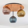 Koyoto Lampa sufitowa, Kula świetlna 40 cm Ecru, Czarny, 3-punktowe