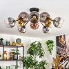 Koyoto lampa sufitowa, kula świetlna 81 cm złoty, przezroczysty, miedziany, przydymiony, 10-punktowe