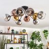 Koyoto lampa sufitowa, kula świetlna 81 cm złoty, przezroczysty, miedziany, przydymiony, 10-punktowe
