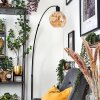 Ripoll lampa stojąca, lampa podłogowa łukowa czarny, 1-punktowy