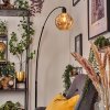 Ripoll lampa stojąca, lampa podłogowa łukowa czarny, 1-punktowy