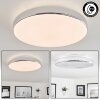 Makak Lampa Sufitowa LED Chrom, Biały, 1-punktowy