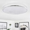 Makak Lampa Sufitowa LED Chrom, Biały, 1-punktowy