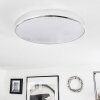 Makak Lampa Sufitowa LED Chrom, Biały, 1-punktowy