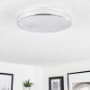 Makak Lampa Sufitowa LED Chrom, Biały, 1-punktowy
