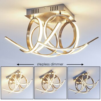 Felin Lampa Sufitowa LED Nikiel matowy, 1-punktowy Felin Lampa Sufitowa LED Nikiel matowy, 1-punktowy