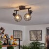 Palmira Lampa Sufitowa Czarny, 2-punktowe