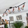 Baripada Lampa Sufitowa Czarny, 6-punktowe