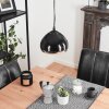 Foverup Lampa Wisząca Chrom, Czarny, 1-punktowy
