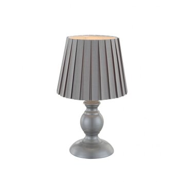 Globo Lampa stołowa Szary, 1-punktowy