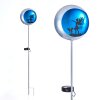 Loano Lampa solarna LED Niebeieski, Srebrny, 1-punktowy