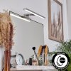 Morges Lampa oświetlająca lustro LED Chrom, Biały, 1-punktowy